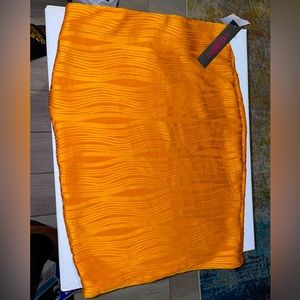 Mustard gold skirt